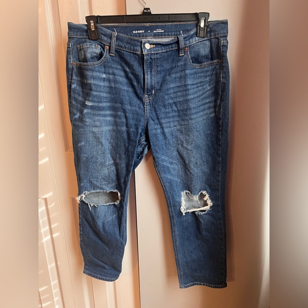 women's old navy denim jeans sir 14